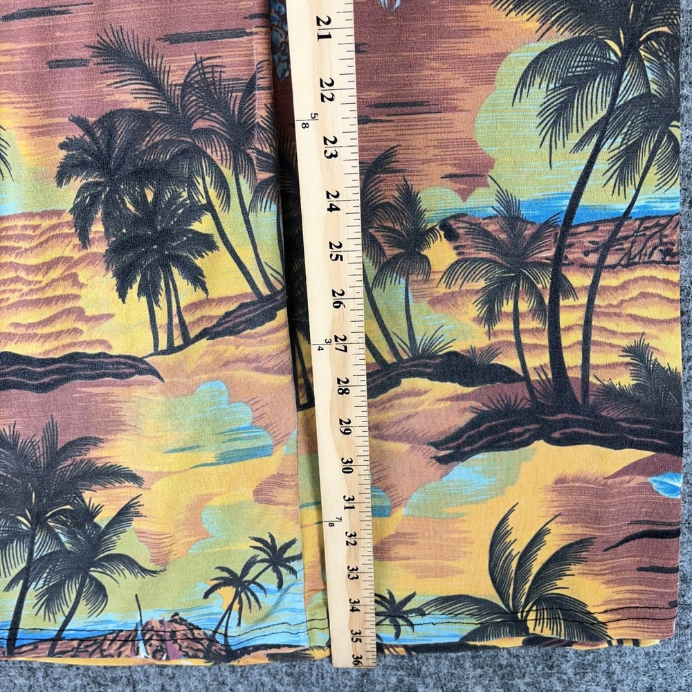 Vintage Jananas Dress Size S Hawaiian Tropical Sunset Y2K Surfcore Island Y2K - Picture 6 of 9